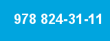 978 824-31-11 978 824-31-11